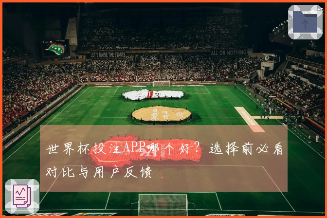 世界杯投注APP哪个好？选择前必看对比与用户反馈