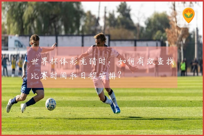 世界杯体彩竞猜时，如何有效查找比赛时间和日程安排？
